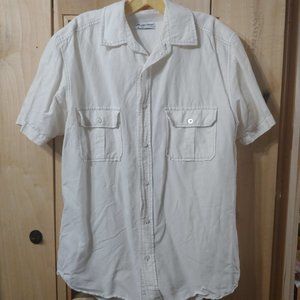Old Navy Cotton-Linen Summer Shirt, Size Medium
